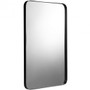 32" X 20" Metal Frame Wall-Mounted Rectangle Mirror-Black (HW67282BK)