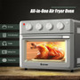 7-In-1 Healthy Oil-Free Steel Stainless Convection Air Fryer Toaster Oven With Bake Tools (EP24685US-SL)