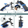 Multi-Functional Foldable Weight Bench Adjustable Sit-Up Board With Monitor-Blue (SP37305BL)