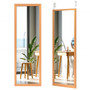 Wood Frame Full Length Hanging Mirror-Golden (HW66332GD)