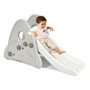 Freestanding Baby Slide Indoor First Play Climber Slide Set For Boys Girls -Gray (TY327806HS)