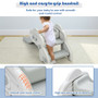 Freestanding Baby Mini Play Climber Slide Set With Hdpe Anf Anti-Slip Foot Pads-Gray (TY327807HS)