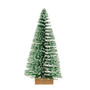 Frosty Bottle Brush Tree 4"