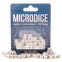 5Mm Microdice, White With Black, 50-Pack GDIC-3101