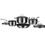 Stainless Steel Non-Stick 8-Piece Cookware Set With Stainless Steel Handles (SRFT030203)