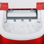 IMC-270MR Compact Portable Ice Maker 27 Lb Capacity - Red