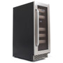 BWR-171DS Elite 17 Bottle Seamless Stainless Steel Door Dual Zone Built-In Wine Refrigerator