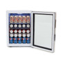 BR-091WS Beverage Refrigerator With Lock - Stainless Steel 90 Can Capacity