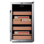 CHC-421HC 4.2 Cu.Ft. Cigar Cabinet Cooler And Humidor With Humidity Temperature Control And Spanish Cedar Shelves