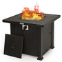 "OP70698" 30" 50000 Btu Square Propane Gas Fire Pit Table