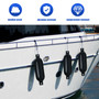 23" 4 Pack Hand Inflatable Marine Bumper Boat Fenders-Black (OP70078BK)