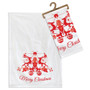Merry Christmas Tea Towel (Box Of 4)