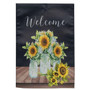 CWI Welcome Sunflowers Garden Flag "G1888"