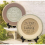 CWI The Cat Is In Charge Plate (Pack Of 2) "G35452"