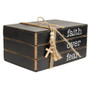 CWI Faith Over Fear Wooden Book Stack "G35531"