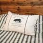 CWI Tip Top Feed Farmhouse Stripe King Pillow Sham "G54033"