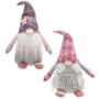 CWI Mr. Or Mrs. Gnome Flower Hat Garden Gnome 2 Assorted (Pack Of 2) "GADC2823"