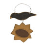 *Primitive Crow & Sunflower Ornament G12819 By CWI Gifts