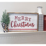 *Merry Christmas Distressed Wooden Frame Sign G35517 By CWI Gifts