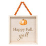 Happy Fall Y'All Beaded Sign - 2 Assorted (Pack Of 2) G35544