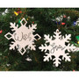 *2/Set Snow & Wish Snowflake Ornaments G35705 By CWI Gifts