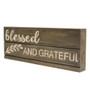 Blessed And Grateful Engraved Pallet Look Sign G70082