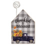 *Thankful & Blessed Chunky House Photo Holder G91046 By CWI Gifts