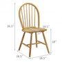 Set Of 2 Vintage Windsor Wood Chair With Spindle Back For Dining Room "KC52810"