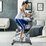 Magnetic Exercise Bike Upright Cycling Bike With Lcd Monitor And Pulse Sensor "SP37363"