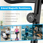 Magnetic Exercise Bike Upright Cycling Bike With Lcd Monitor And Pulse Sensor "SP37363"