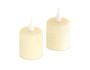 Candle (Set Of 2) 4"H Plastic 73468DS