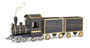 Train 48"L X 21"H Metal 80148DS