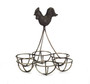 Rooster/Egg Holder (Set Of 4) 6.25"H Iron 74346Ds