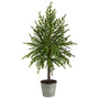 35" Christmas Artificial Tree In Decorative Planter (T3399)