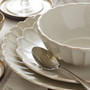French Perle Scallop 4-Piece Accent Plate Set (893544)