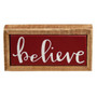 Mini Believe Box Sign G109410