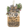 Slat Wood Christmas Ornament Sign 3 Assorted (Pack Of 3) G2542250