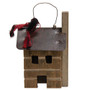 Primitive Town Cabin Ornament G35622 By CWI Gifts