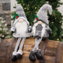 Large Dangle Leg Mr. Or Mrs. Santa Gnome 2 Assorted (Pack Of 2) GADC3001