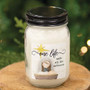 One Life Twisted Peppermint Pint Jar Candle GB20224