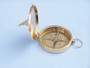 Solid Brass Admiral'S Sundial Compass With Rosewood Box 4" CO-0625
