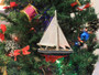 American Sailboat Christmas Tree Ornament 9" Sailboat9-101-XMAS