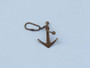 Antique Brass Admiralty Pattern Anchor With Stock Key Chain 6" K-232-AN
