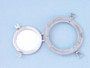 Brushed Nickel Deluxe Class Decorative Ship Porthole Mirror 8" MC-1962-10-BN-M