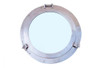 Brushed Nickel Deluxe Class Decorative Ship Porthole Mirror 20" MC-1965-20-BN-M