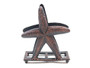 Rustic Copper Cast Iron Starfish Napkin Holder 6" K-1407-RC
