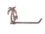 Rustic Copper Cast Iron Palm Tree Toilet Paper Holder 10" K-9208-RC
