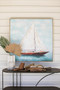 Oil Painting - Framed Sailboat (CAR1655)