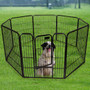 New 24" 32" 40" 8 Panel Heavy Duty Pet Playpen Dog Exercise Pen Cat Fence-40"Hx31"W (PS5356)
