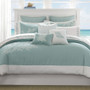 100% Cotton Jacquard Comforter Set W/ Emb. - Queen HH10-397